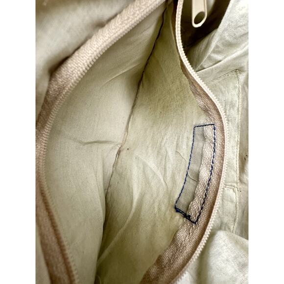 Woven Straw Purse With Bamboo Handles And Attached Coin Purse Charter Club - Picture 5 of 9